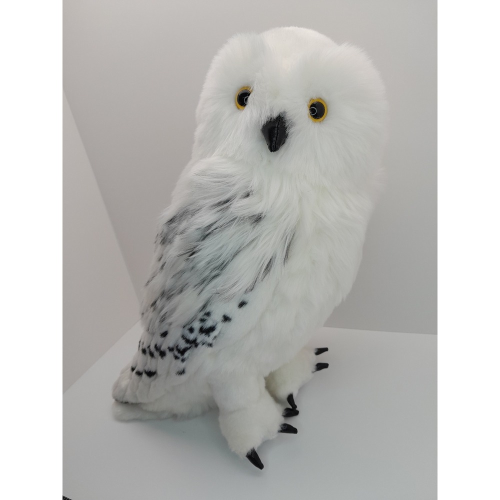 Harry Potter Hedwig Snowy Owl Plush Stuffed Animal White Bird 14 Inch - Picture 3 of 8
